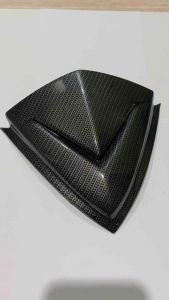 Terbaru visor yamaha gear 125 karbon carbon hitam polos plus dobel tape 3m
