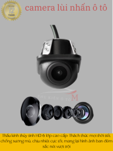 Camera Lùi Ô Tô Chuẩn AHD Góc Rộng 170° – Camera Lùi Nhấn Chống Nước IP67 Cho Xe 4–7 Chỗ Hình Ảnh Siêu Nét