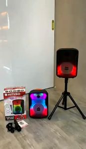 MB - Speaker Bluetooth LED kimiso QS-4609 RGB 6.5 inch plus mic / speaker bluetooth kimiso QS 4609