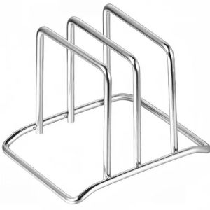 Stainless steel cutting board and pot lid rack Kitchen Organizer