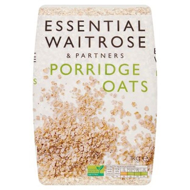 Essential Waitrose & Partners Porridge Oats (England Imported) เวทโทรส ข้าวโอ๊ตกึ่งสำเร็จรุป 1kg. BBF.06/24