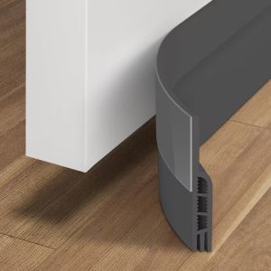 1M Door Bottom Seal Strip  Upgraded Silicone  Sound & Insect Proof  Waterproof Draft Stopper  Self-Adhesive