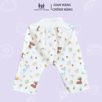 Quần tã Cotton chống thấm nước chống tràn cho bé tập đi từ 6-12 tháng-Miracle Baby