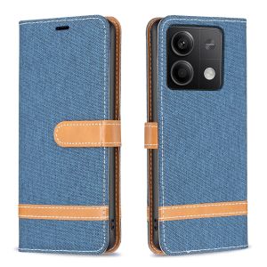 For Xiaomi Redmi Note 13 12 11 Pro Plus / Redmi Note 13 12 5G / Redmi Note 12S 11S Phone Case Magnetic Denim Leather Wallet Card Slot Fashion Flip Cover Casing