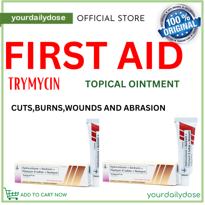 Trimycin Topical Ointment 5g 10g First Aid Ointment Lazada Ph 2194