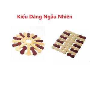 Miếng Lót Cách Nhiệt Lót Nồi Xoong Chảo Cốc Bát Làm Từ Gỗ Trúc Tự Nhiên Sang Trọng