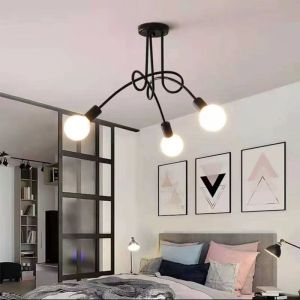 YHLAMP Retro Loft Chandelier Classic Ceiling light Pendant Lighting Minimalist Personality center light Spider Chandelier for living room bedroom kitchen car dining room 3/5 lamp e27 Lamp holder chandelier ceiling light