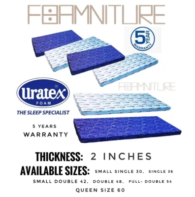 ON HAND URATEX Foam Mattress With Cover 2 Inch Thick Single Double Queen Size COD / #URATEX # LEGIT URATEX # FOAM # HIGAAN