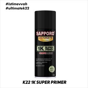 Sapporo Ultimate K22 1K Super Primer / Sapporo Ultimate / Cat Semprot / Cat Aerosol Terbaik / Sapporo Spray / Sapporo