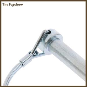 [The Fayshow] Heavy Duty Marine Trailer Coupler Safety Pin D Ring Round Arch Locking Lock Pin