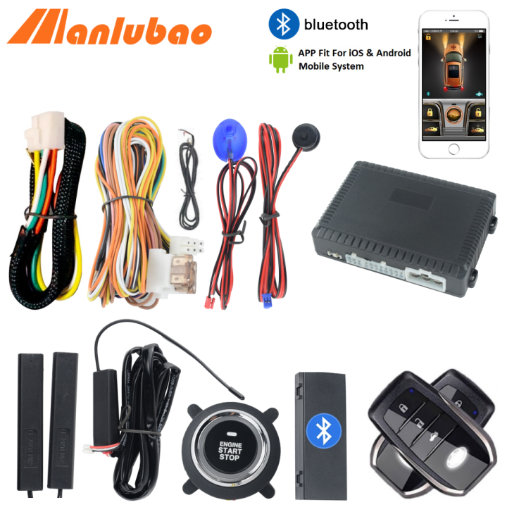 Manlubao Premium Version APP Control Remote Start Stop Engine Passive Keyless Entry Auto Lock