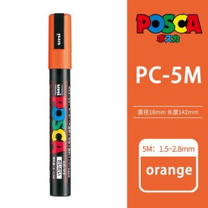 1Pcs Uni Posca PC-5M Paint Marker- Extra Fine Tip 1.8-2.5mm Water-Based 29 Colors Available