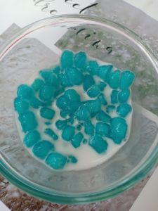 แป้งทับทิมกรอบ ไส้แห้วคำโตๆ เต็มคำเคี้ยวเพลิน Home made100% ต้นตำรับสูตรคุณยาย By jasmine สดใหม่ตามออเดอร์ เหนียวนุ่มกรุบกรอบ อร่อยเพลิน