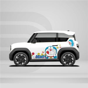 Tem dán xe VF3 - Decal Sticker dán xe - Ds Decal-2 bên- doremon