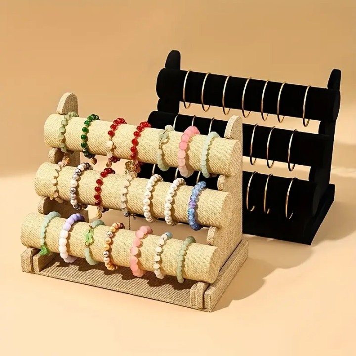 3-story jewelry storage rack table display rack for watches and ...