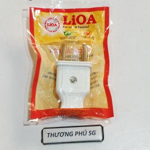 Phích cắm tròn EU2 (Max 250V - 10A / Hiêu Lioa chất lượng) / Giá bán 2 Cái