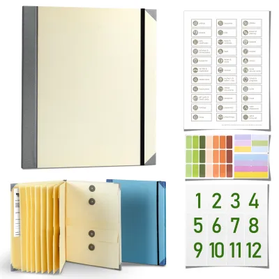 The Folio Document Organizer | Life Binder for Important Documents Passport Birth Certificate