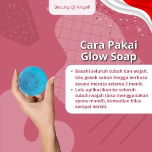 Beauty of Angel Glow Soap Pencerah wajah Aman untuk Busui Mencerahkan dan Melembabkan Kulit Tubuh