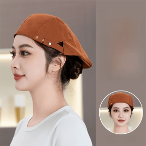 AODDO Thoáng khí Mũ beret Chống dầu Thoải mái Giới hạn dịch vụ Sáng tạo Vải canvas Mũ đầu bếp nam Nhà hàng BBQ bếp nhà hàng