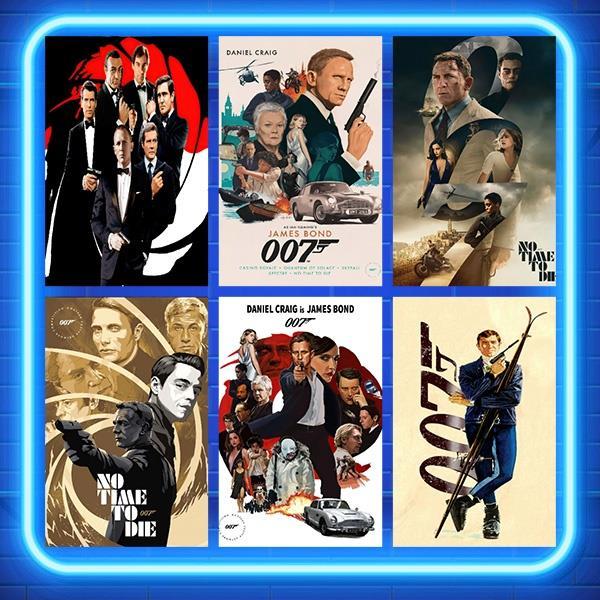 Color Cod 007 【COD】 James Bond 007 Coated Aesthetic Poster Polaroid Vintage Room ...