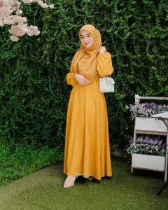 Gamis Wanita Muslimah Dewasa - Dress Only - Model MAISARA by GREENISM