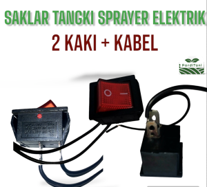 Saklar Swich On- Of / Saklar ON-OF Dc 2 Pin / Saklar Tangki Sprayer Elektrik