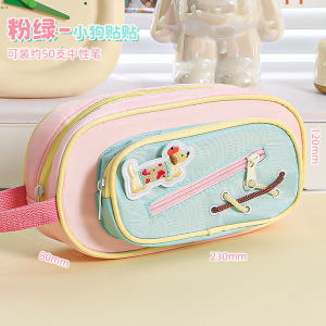 Pencil Case / Kotak Pensil / Tempat Pensil Karakter Motif Lucu Anak Model Korea Multicompartment