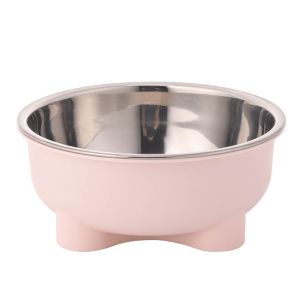 DOOUR Thép không gỉ Bát đựng thức ăn cho thú cưng Bảo vệ cổ Đáy chống trượt Đồ ăn cho thú cưng Bền bỉ Chống tràn Máy cho thú cưng ăn Dành cho mèo