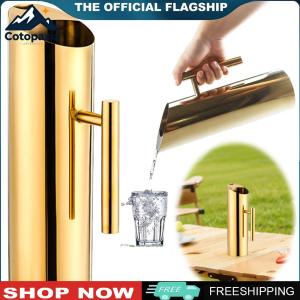 【New Arrival】 เหยือกน้ำเย็นสแตนเลส 2 ลิตร สำหรับเครื่องดื่มเย็น เช่น น้ำผลไม้ เบียร์ และไวน์ในครัว