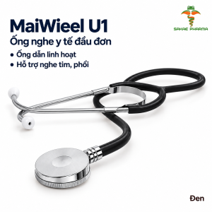 Ống Nghe Y Tế Maiwieel U1 Đầu Đơn Nghe Tim Phổi Cho Bác Sĩ Điều Dưỡng Và Sinh Viên Y Khoa