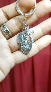 St. Padre Pio 10 cents Size and Sacred Heart if Jesus Backtoback with St. Benedict and Medallia Milagrosa for Holders
