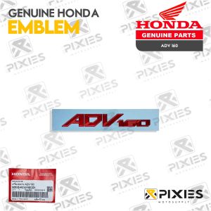 HONDA GENUINE ADV 160 EMBLEM RED GRAY FOR ADV 160