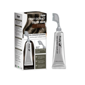 ย้อมผมสูตรอ่อนโยนจากพืช/ย้อมผมจากผักและผลไม้/หวีสำหรับผมสีดำ/ย้อมผมที่บ้าน/ย้อมผมสากลสะดวกด้วยหวี