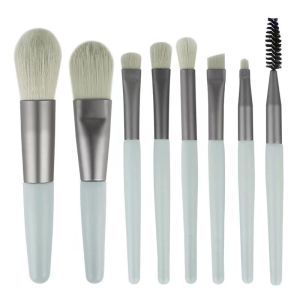 ABC Kuas Set Make Up H433 isi 8 pcs + Pouch Set Mini Travel Make Up Brush