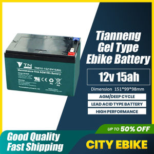 1 pc. Ebike Battery 12v 15/20/25/28/38ah TNE E-bike Battery12v 25 Compatible with 12v 20ah 6-DZF-20 Ebike Battery Tianneng Battery Solar Maintenance