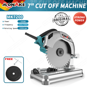 MONAKE Mesin Potong Besi Cut Off Machine Cutting 7 Inci Tools Parts MK7200