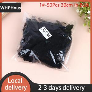 [COD] 💖💖💖Ship within 24 hours 50Pcs Hair Net Black Elastic Bundle Hair Invisible Hairnet Mesh Bun Hair Net 30 50 60CM Hair Accessories