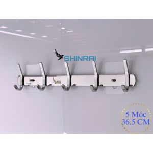 ( Dán Tường - Khoan Tường ) Móc Treo Quần Áo Trên Dưới Móc Treo Đồ Đa Năng Nhà Tắm INOX SUS304 Siêu Dày SHINRAI