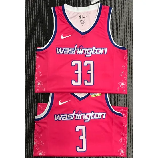 2022 23 New Original Men s NBA Washington Wizards 33 City Edition