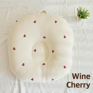 Rototobebe Korean Baby Pillow Nursing Pillow No Vomit/Quilted Cotton/Anti-regurgitation Feeding Pillow Infant Care Newborn Baby Korean Product (Pillow+Cover)