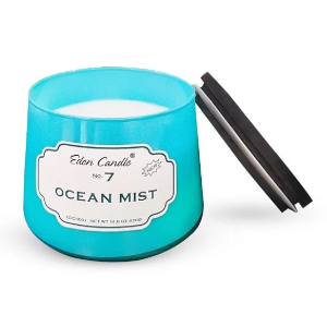 Nến thơm OCEAN MIST Eden Candle FTRAMART EDC0001 (No. 7 Hũ 420gr) Nến decor phòng ngủ Khử mùi Làm thơm phòng ngủ