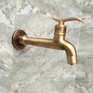 LDIES Anituqe Bronze Washing Machine Crane Decorative Outdoor Faucet Garden Bibcock Tap mop Faucet EL505 3Y9Z1