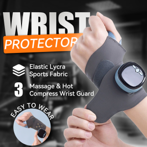 Wrist Guard For Tendonitis Heated Wrist Massager TFCC Strain and Sprain Sports Wrist Guard Prevention of Repetitive Strain Injuries Usable for Both Hands