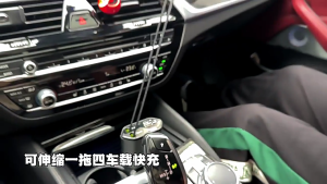 Aluminum 120W Car Chargers with Double Type C Interfaces Efficient Vehicle Chargers for Efficient Multiple Device Charging