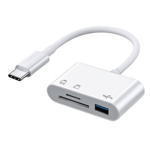 Đầu Đọc Đĩa U 3 Trong 1 USB C Đầu Đọc Thẻ Type C Sang USB SD Đầu Đọc Thẻ Micro SD Đầu Đọc Thẻ Chuyển Bộ Chuyển Đổi Dữ Liệu Cho Máy Tính Xách Tay
