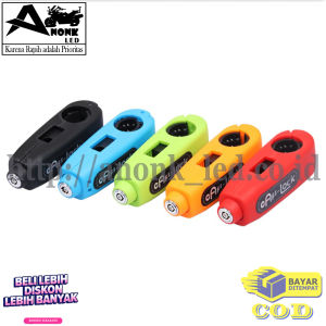 Gembok Motor/Grip Lock/Kunci Gembok pengaman Anti Maling Pengaman Rem Tangan