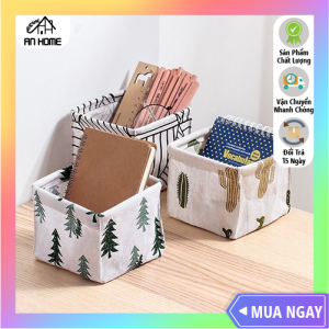 [SẴN HÀNG] Giỏ Vải Đựng Đồ Cá Nhân Để Bàn ANHOME- Giỏ Vải Đựng Đồ Cá Nhân Để Bàn/ Vật Dụng Gia Đình Đa Năng Tiện Lợi