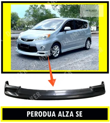 【Ready Stock】PERODUA ALZA SE 1 ALZA OLD ALZA LAMA 08-13 FRONT SKIRT (MATERIAL PUR) GETAH 2008 2009 2010 2011 2012 2013