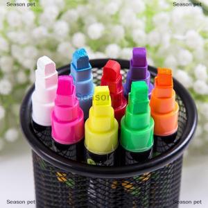 [COD] Season pet ปากกาเรืองแสงปากกามาร์กเกอร์ปากกาสีแฟลชปากกาป็อปปากกาเขียนกระดานดำเรืองแสงปากกาไฮไลท์ลบได้จากน้ำ