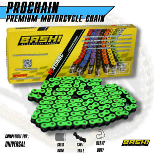 RANTAI MOTOR WARNA PANJANG 140L KLX CRF DTRACKER BASHI PROCHAIN COLOURED HIGH DUTY SOLID BUSHING 428H 520H